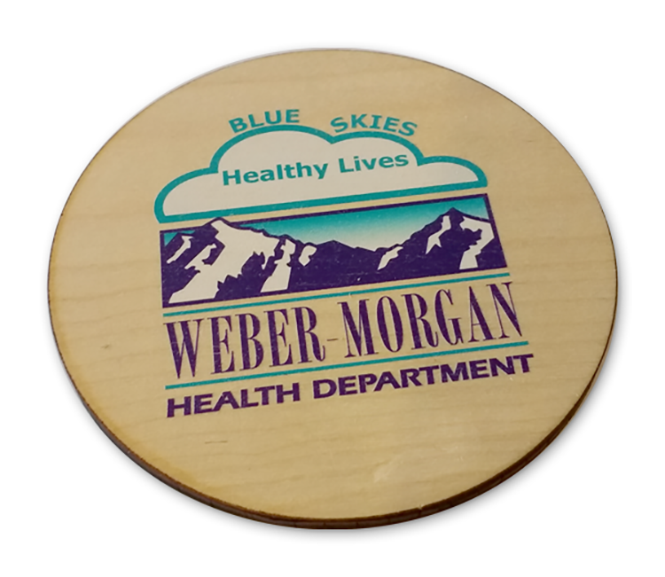 Round Wood Coasters with full color imprint 4