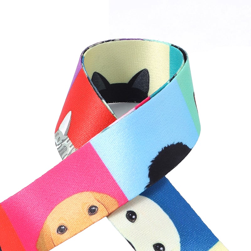 Open Ended Double Clip Full Color Lanyards 38