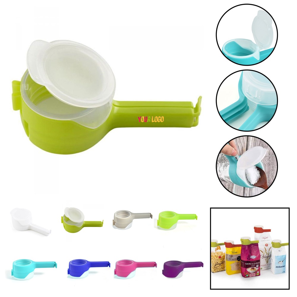 Bag Sealing Clips With Pour Spout 1