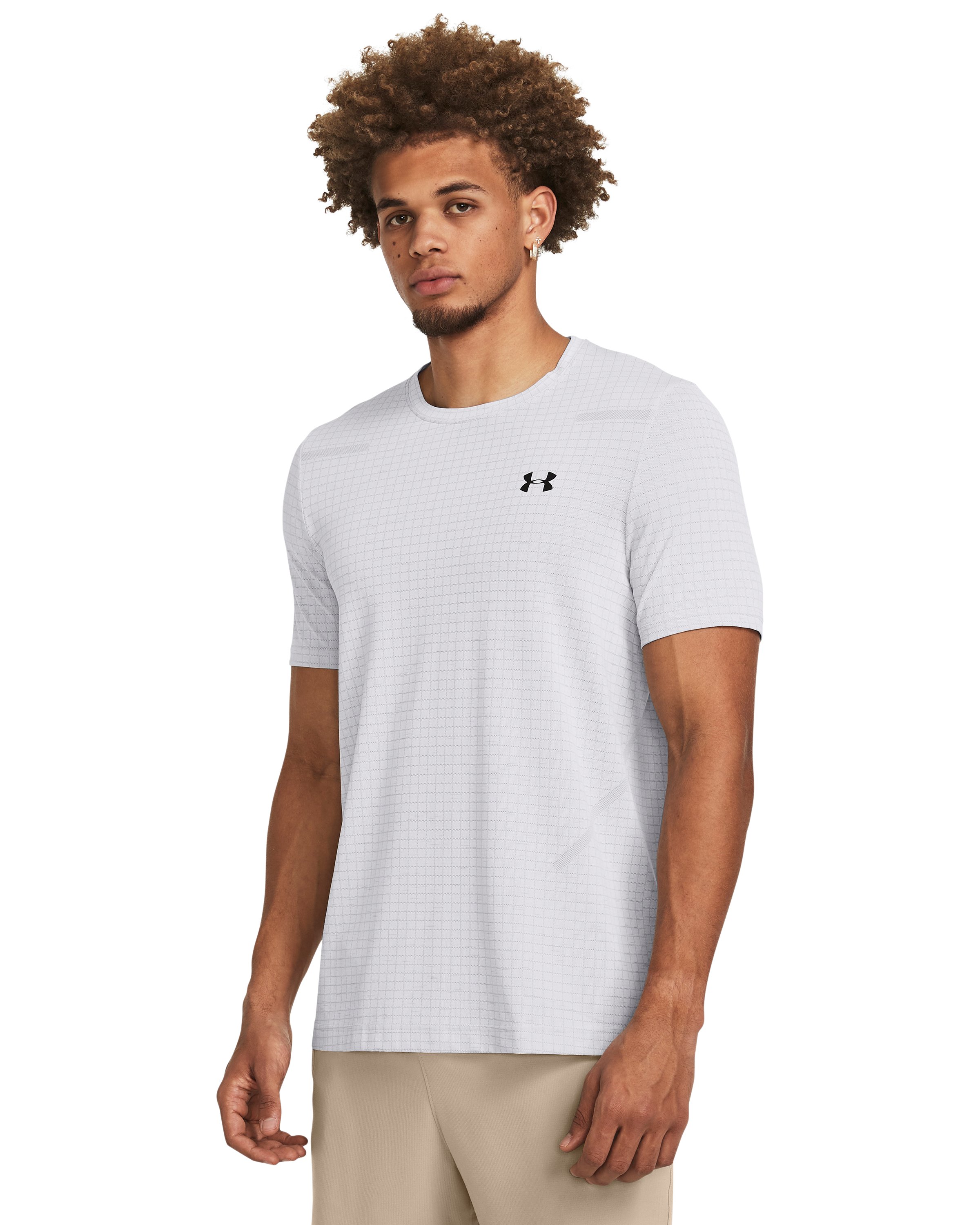 UA Seamless Grid Men's Short Sleeve 24