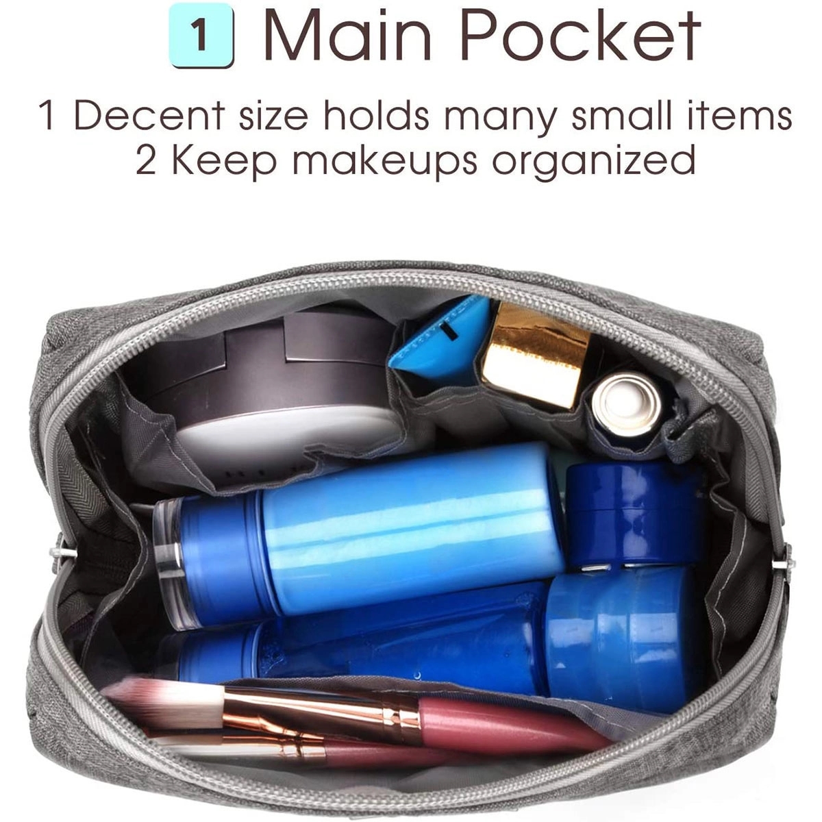 Small Makeup Bag for Purse Travel Pouchr 6