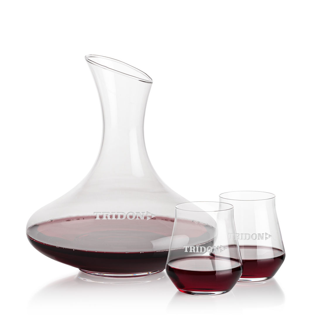 Innisfil Carafe & Bretton Stemless Wine