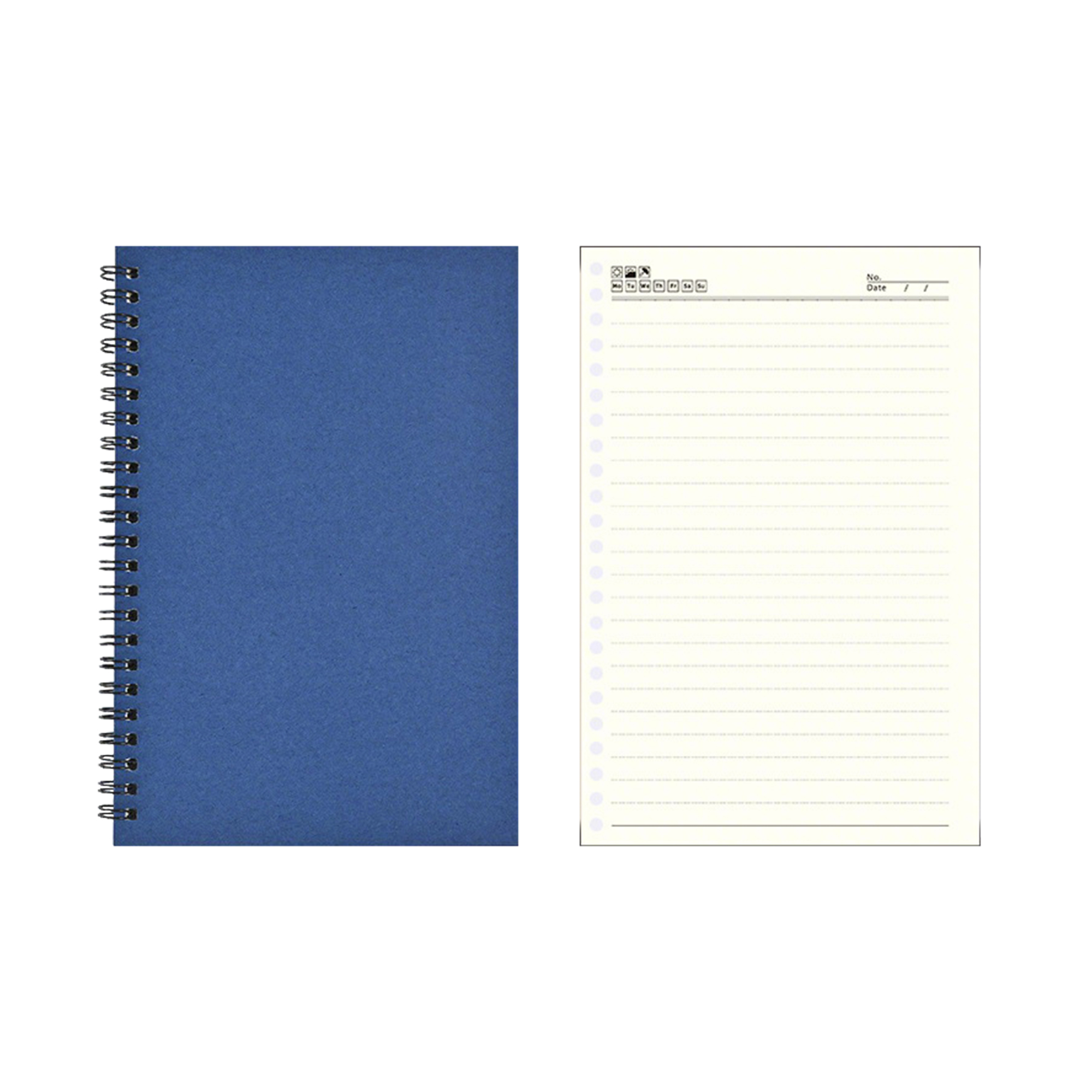 A5 Spiral Notebook With Kraft Paper Cover 6