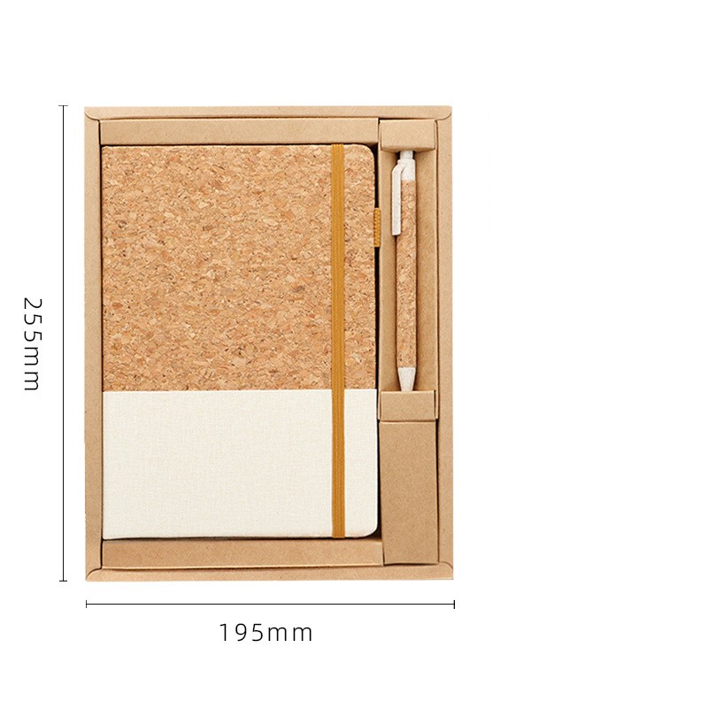 Eco-Friendly Cork Notebook Gift Set with Pen 2