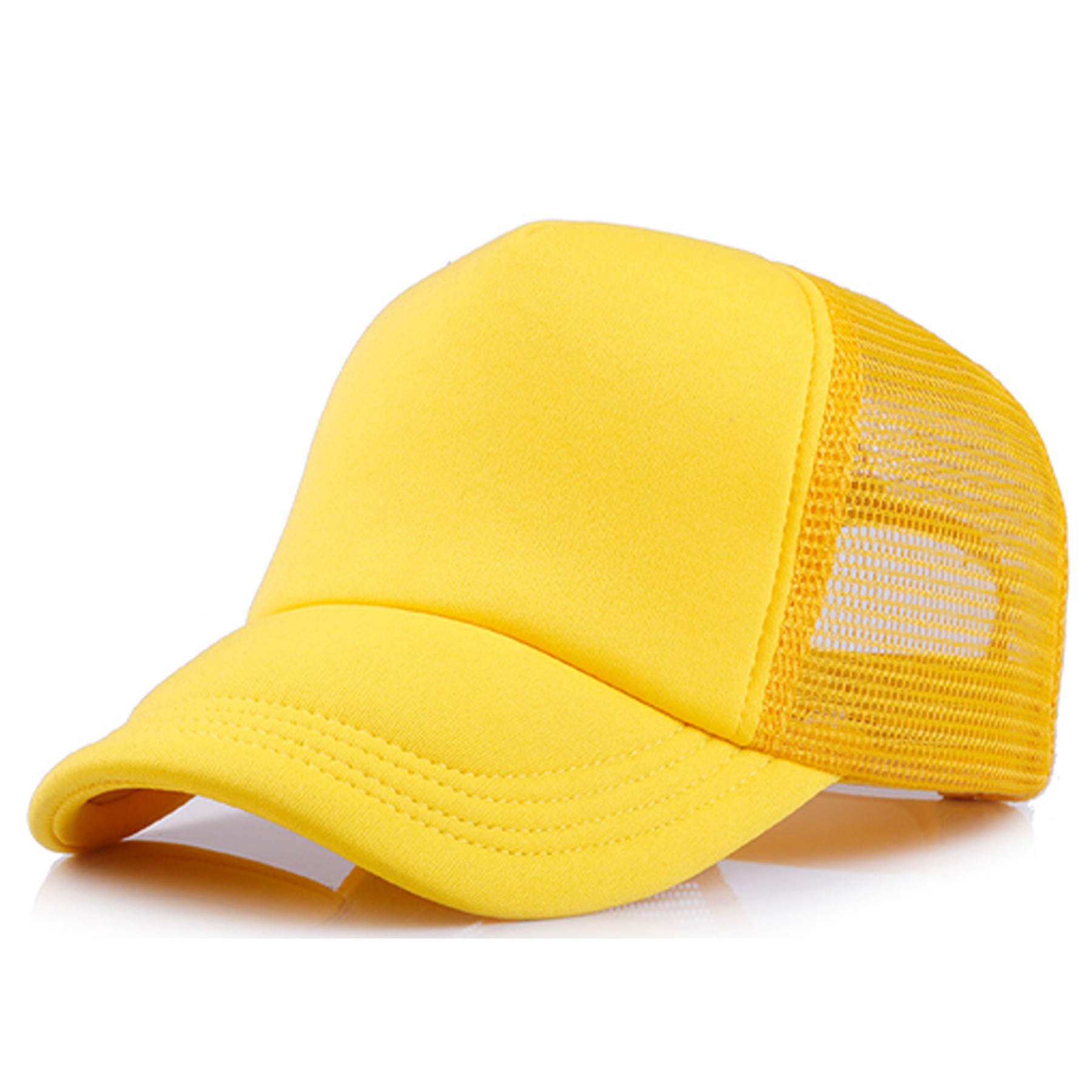 Short Brim Mesh Back Baseball Cap 4
