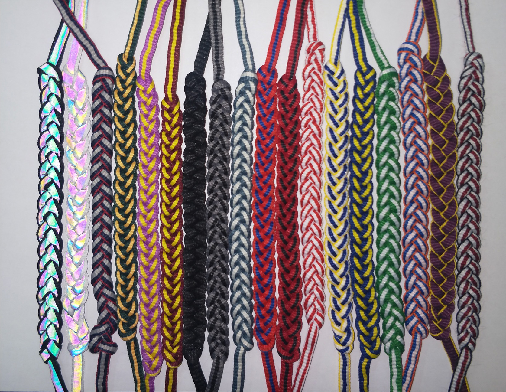 Adjustable Braided Woven Beach Surfer Bracelets 13