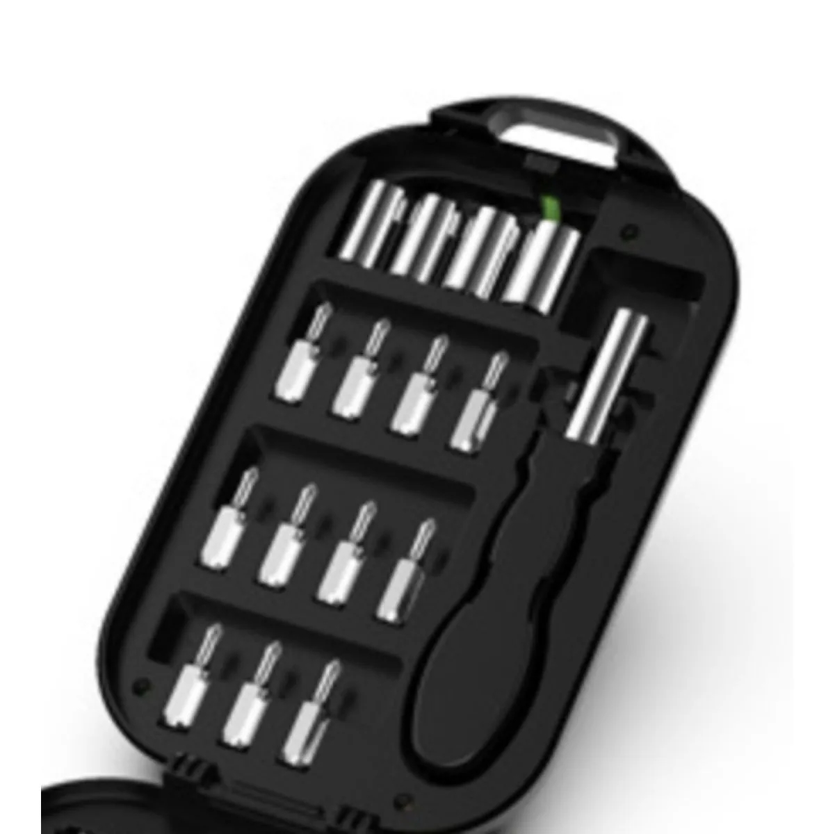 Compact 22-in-1 Precision Screwdriver Bit Tool Set Case 1