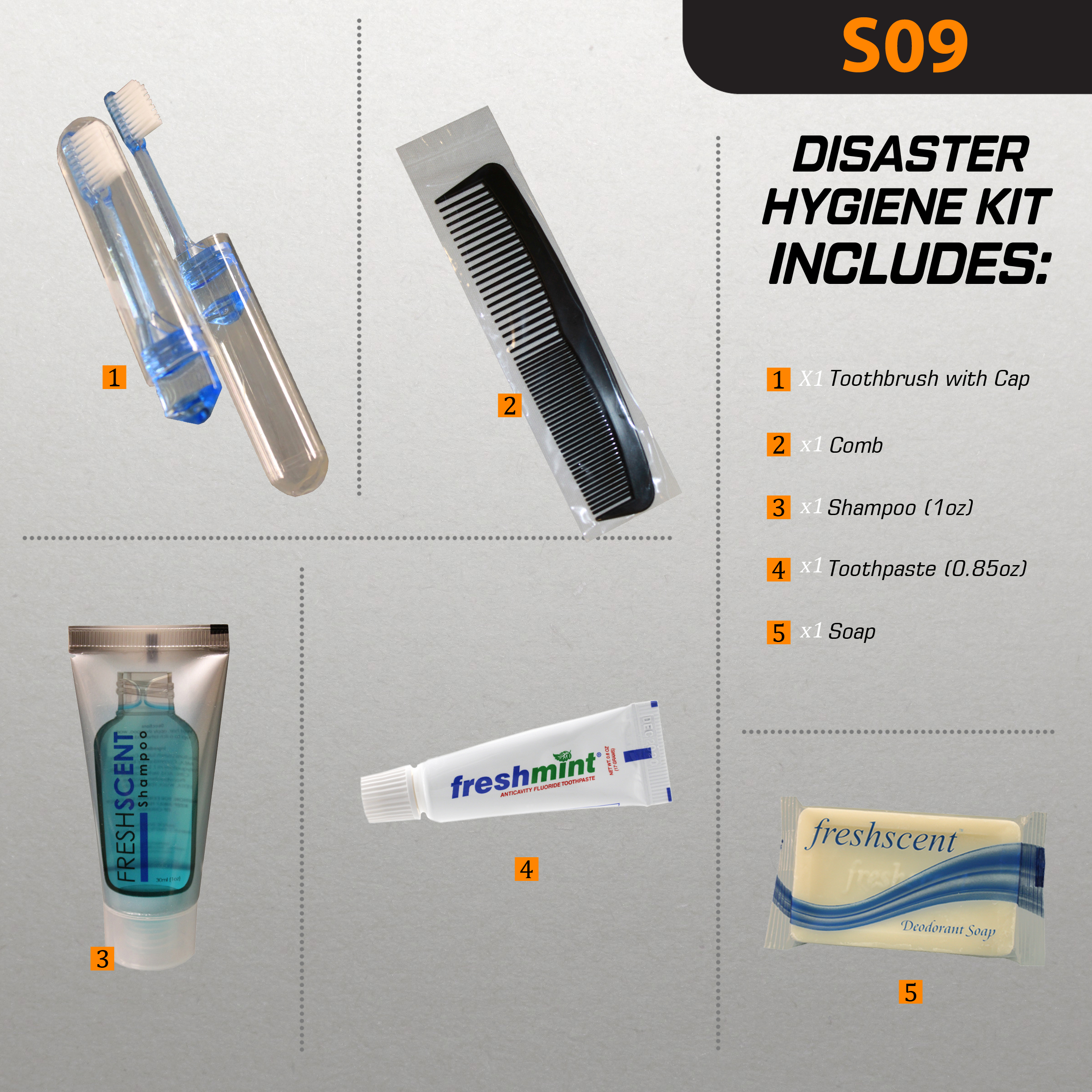 Disaster Hygiene Kit 12