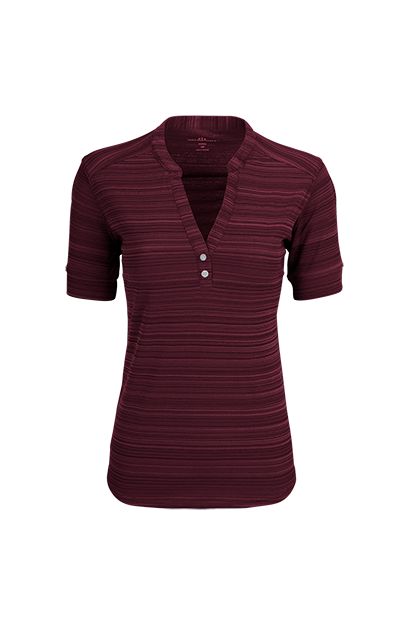 Women's Vansport Strata Textured Henley 47