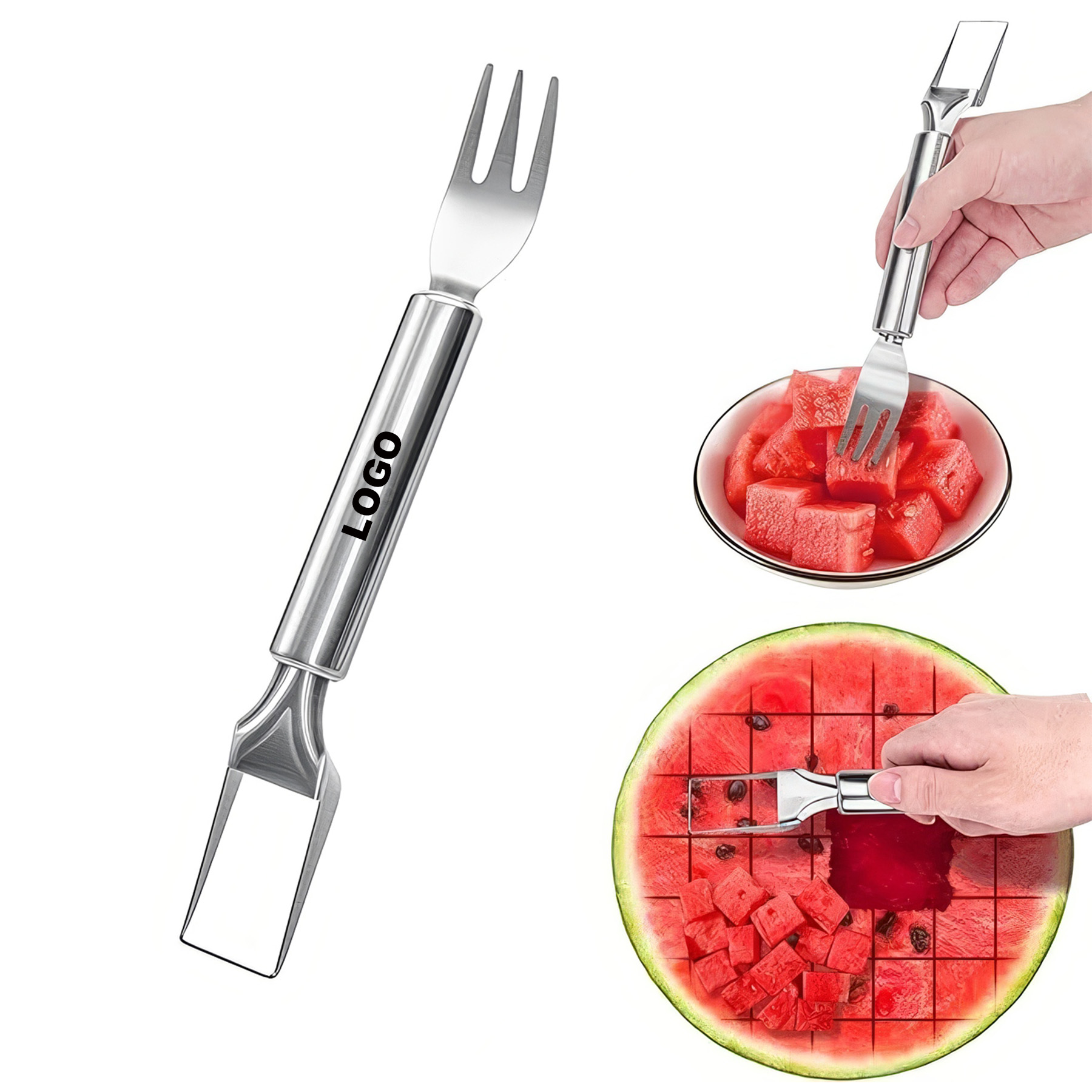 2 In 1 Stainless Steel Fruit Cutter Tool 1