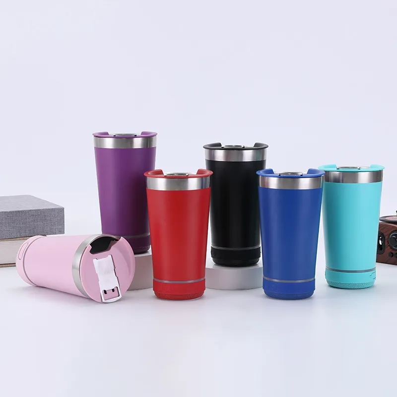 Music Beer Cup with Bottle Opener 16oz 3