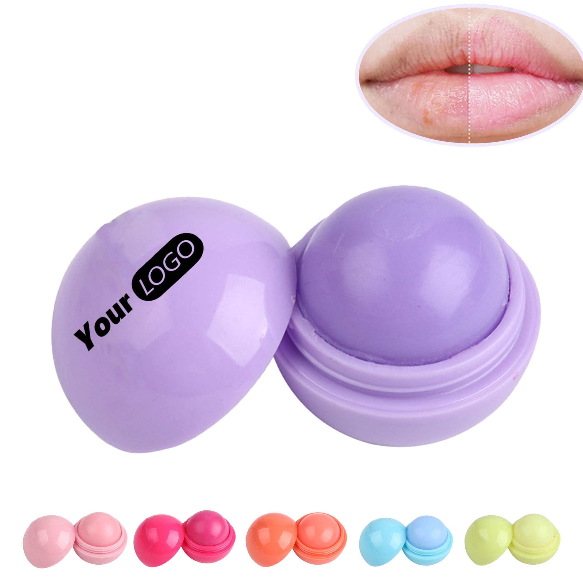 Round Shape Lip Balm 4