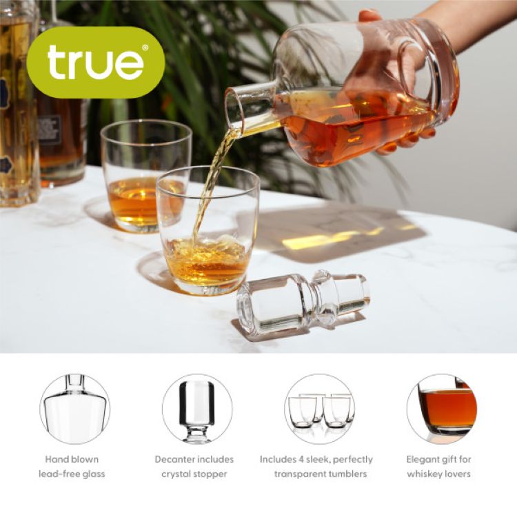 True® Liquor Decanter Gift Set 7