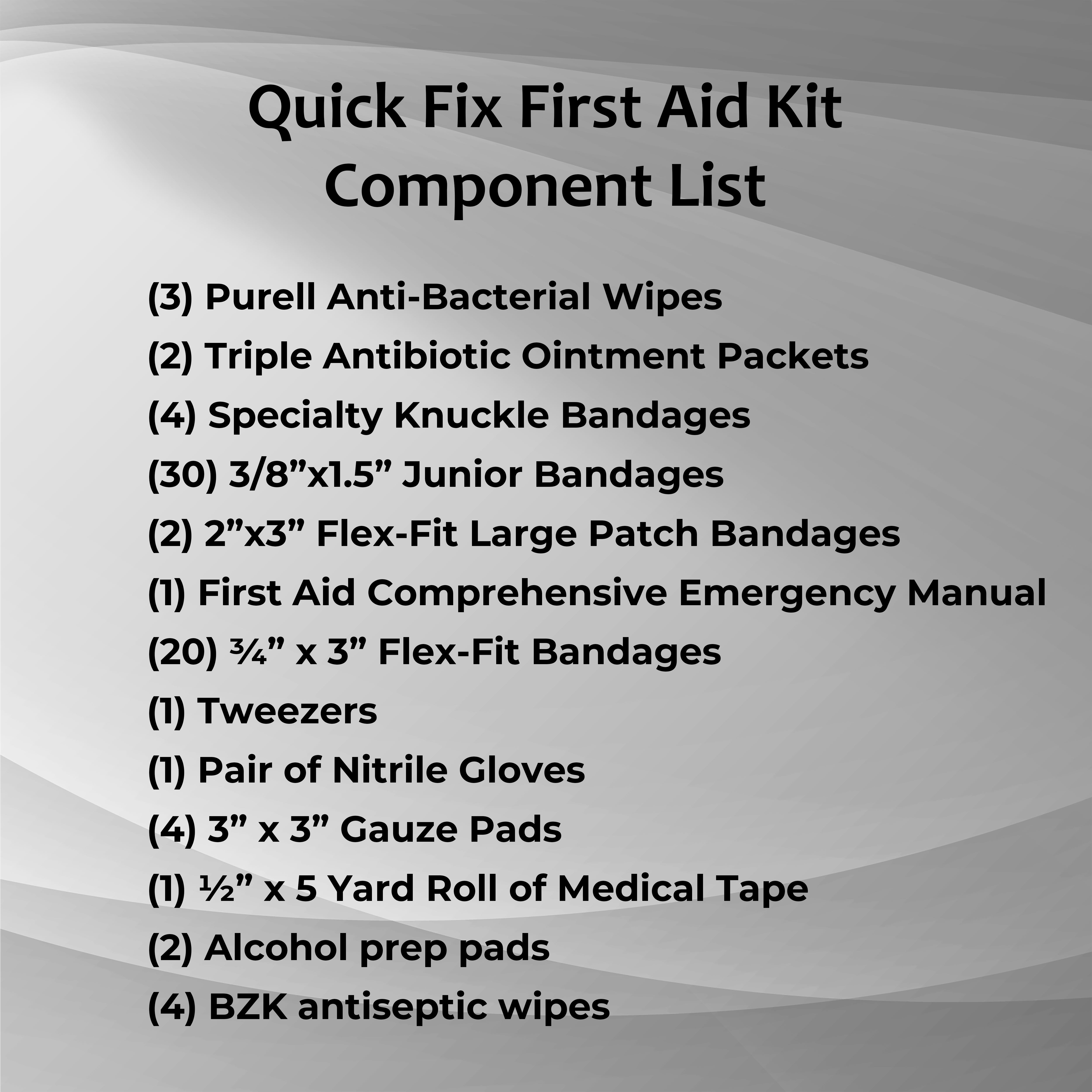 Quick Fix First Aid Kit 3