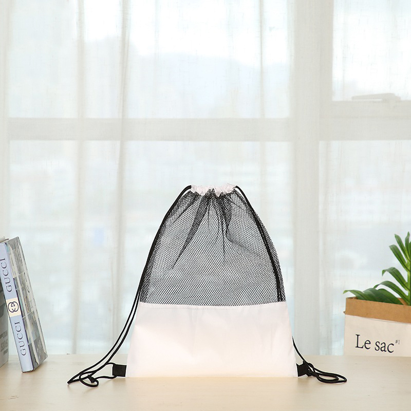 Customizable Mesh Drawstring Backpack 6