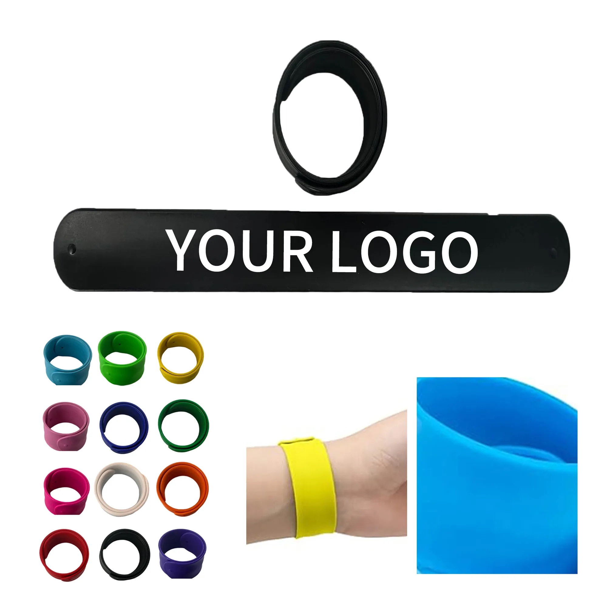 Flexible Silicone Slap Wristband 12