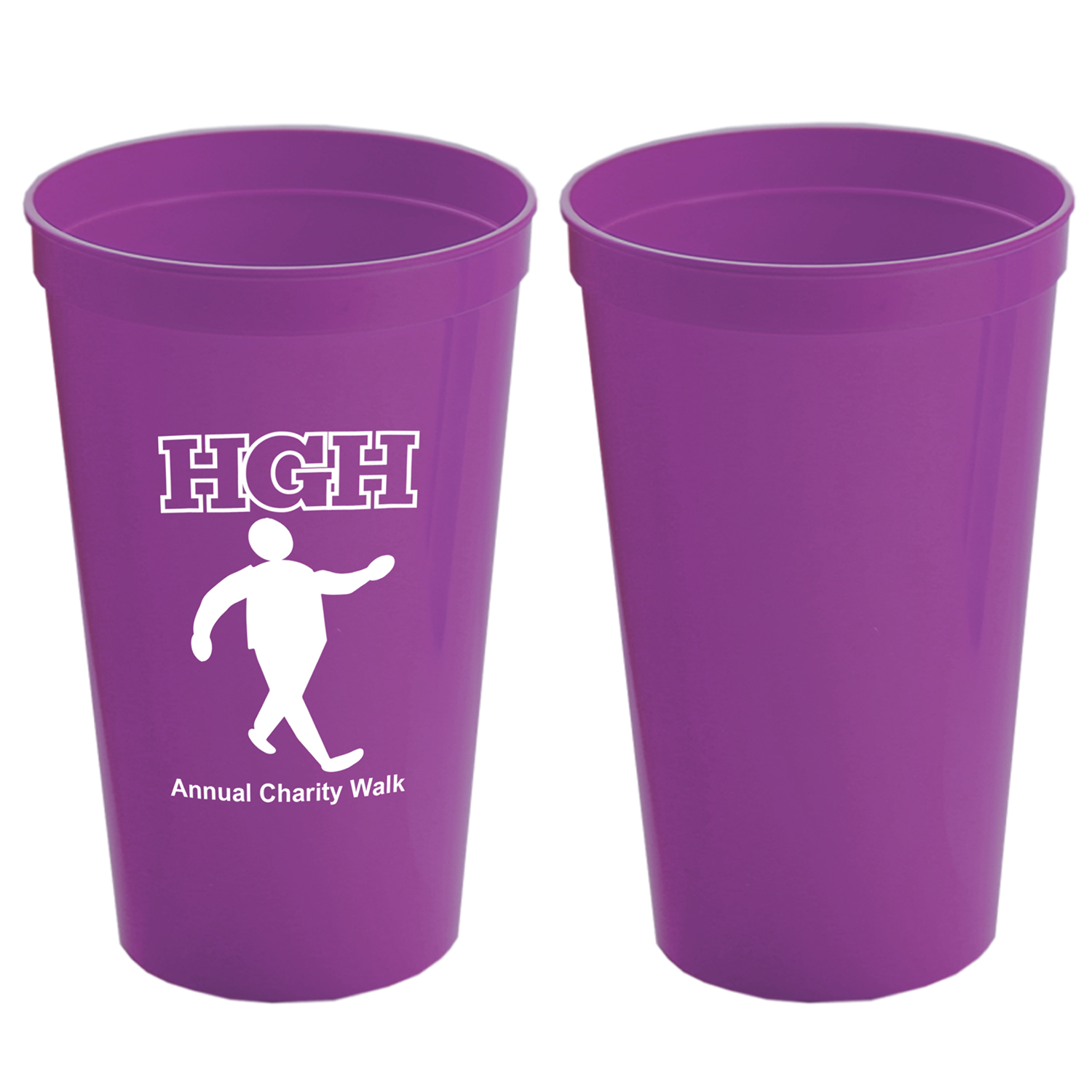 Stackable Polypropylene Stadium Cup, 22 oz. 15