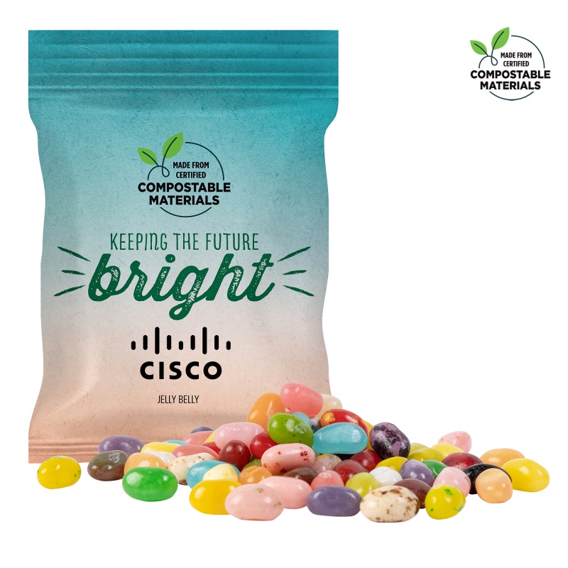 Mug set with Jelly Belly in Compostable Digibag 3
