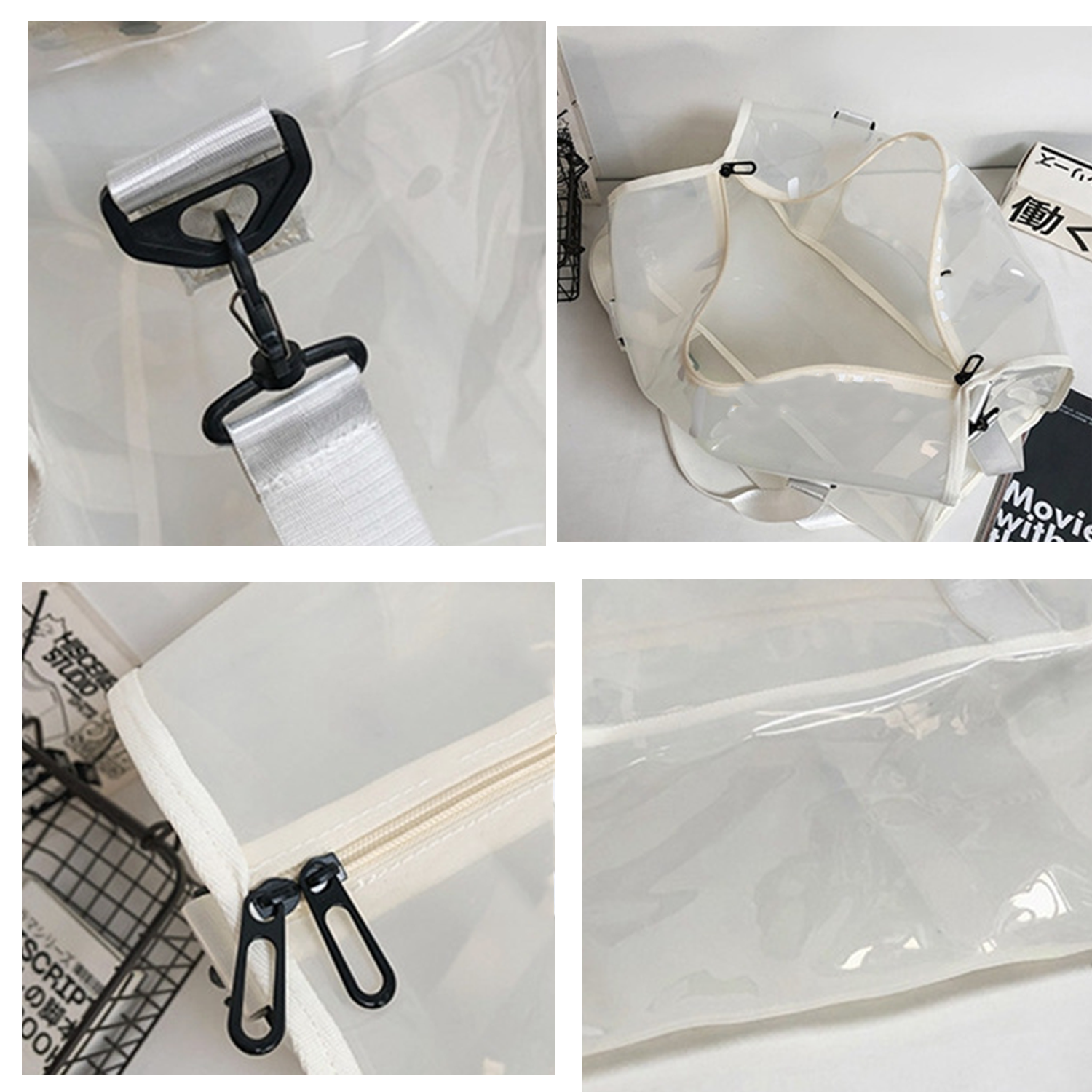 Clear Pvc Tote Bag 2