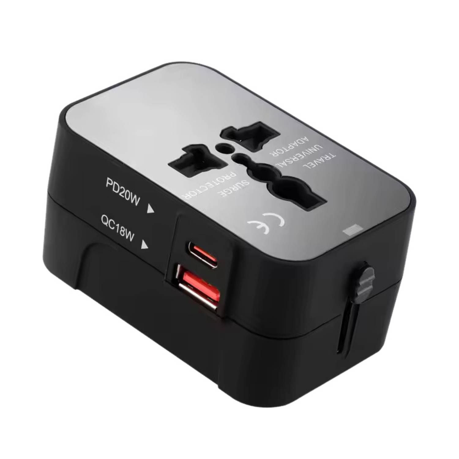 Type C USB A Universal Fast Charge Adapter - QC18W + PD20W 11