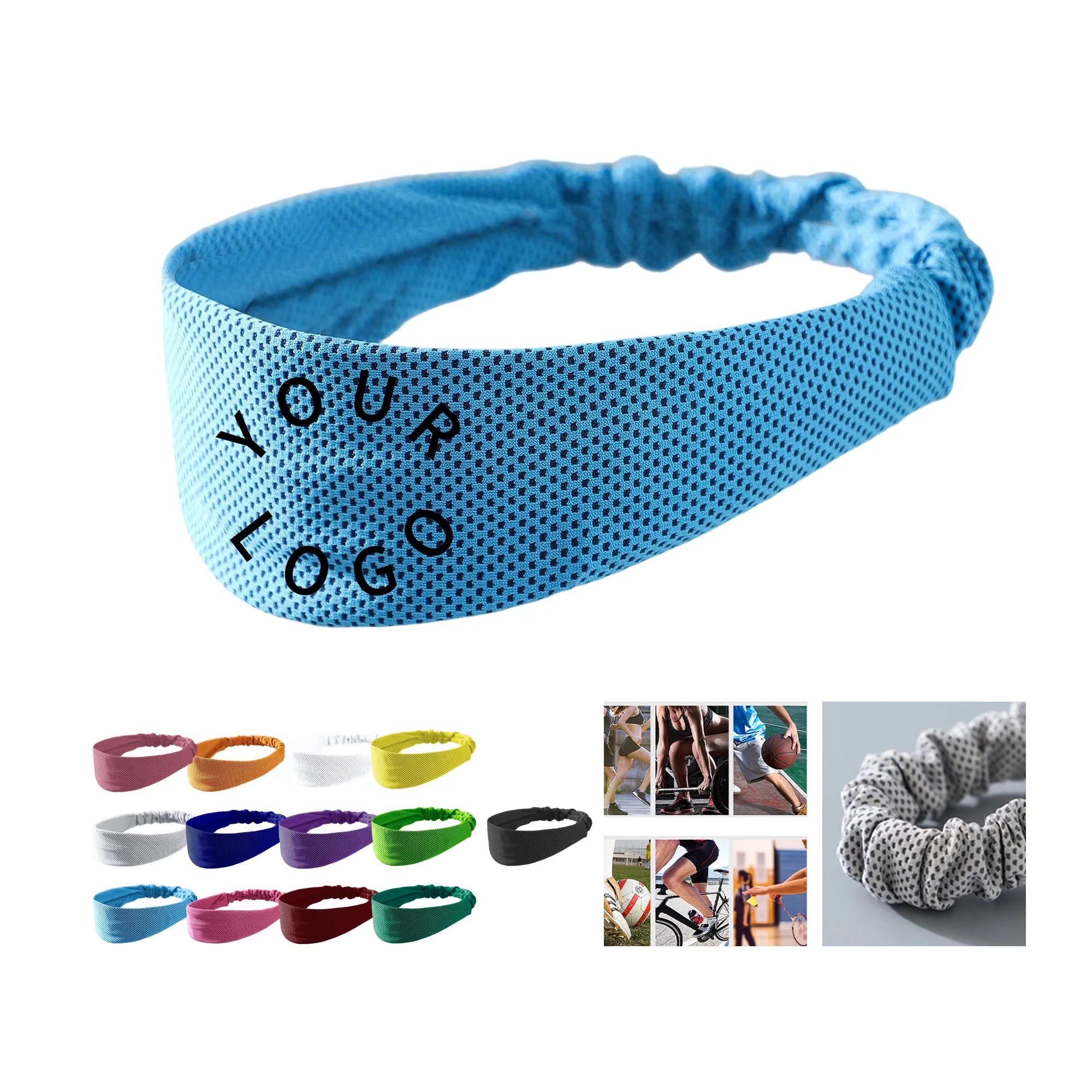 MOQ 50 Cooling Sports Headband 16