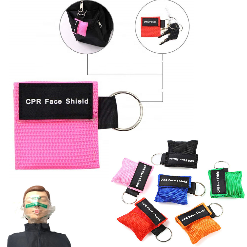 CPR Face Shield Mask With Keychain 1