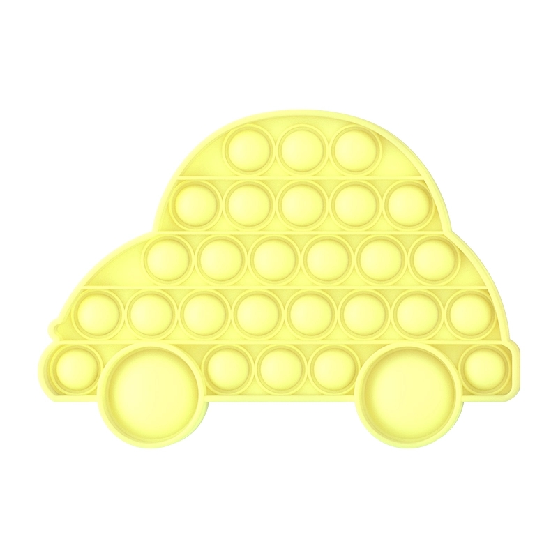 Car Shaped Silicone Push Pop Bubble Fidget Toy 3
