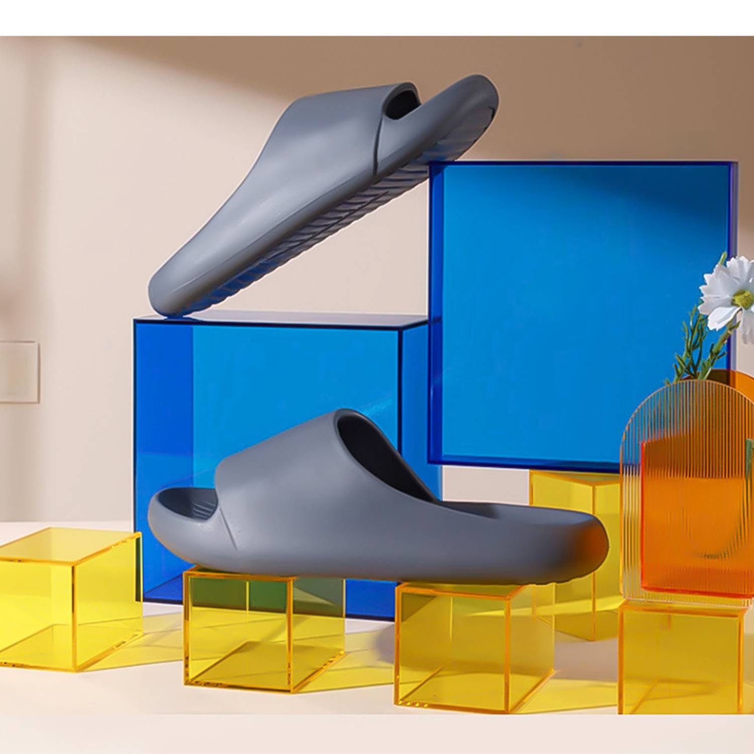 EVA Bathroom Anti Slip And Wear-resistant Home Slippers 3