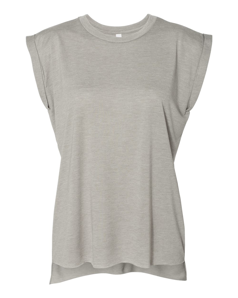 Women's Flowy Rolled Cuffs Muscle Tee - 8804 44