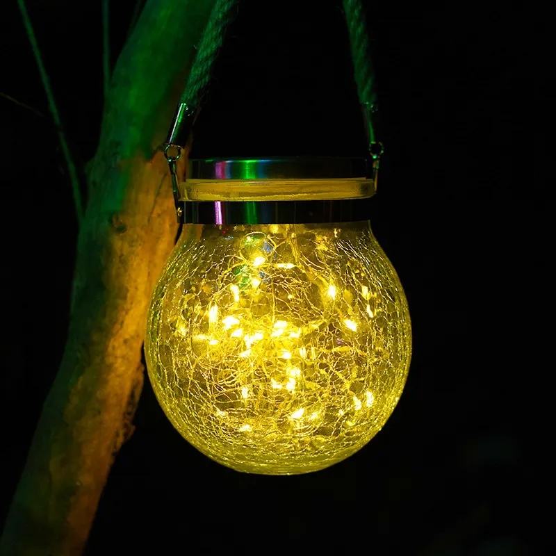 Solar Crack Glass Outdoor Waterproof Lamp 2