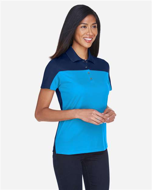 Women's Balance Colorblock Performance Piqué Polo - CE101W 8