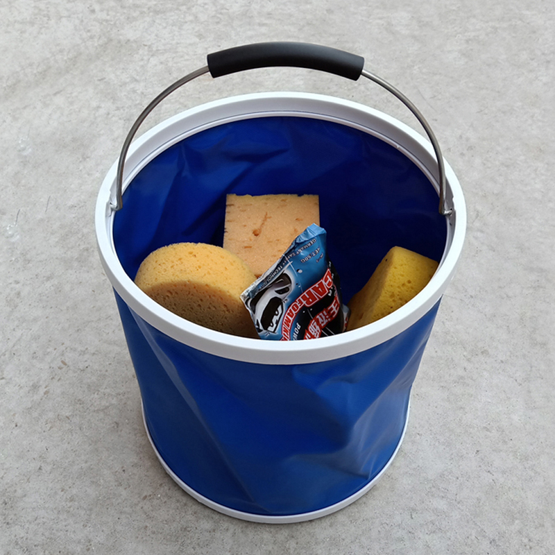 1000D Oxford Cloth 20L Collapsible Camping Cleaning Pail 5