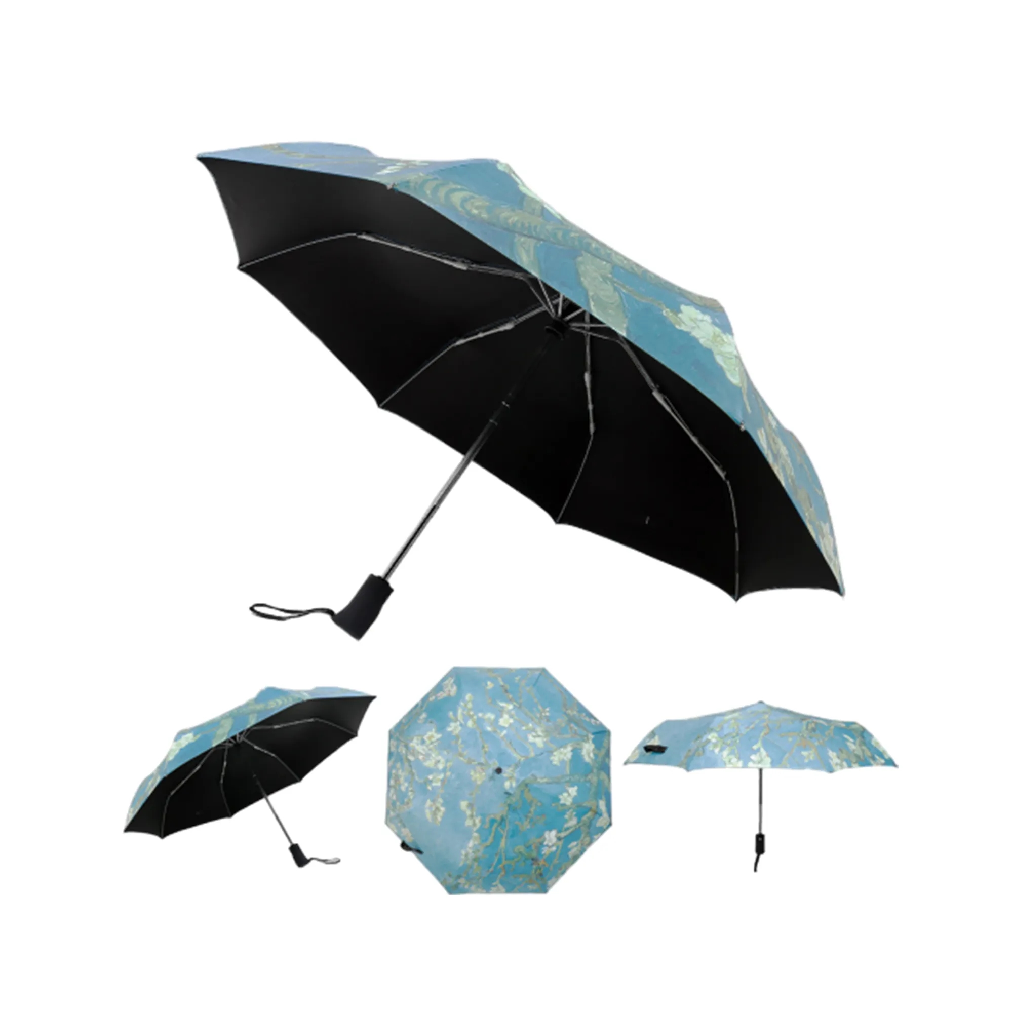 42" Fashionable Sun And Rainproof Automatic Folding Umbrella 4