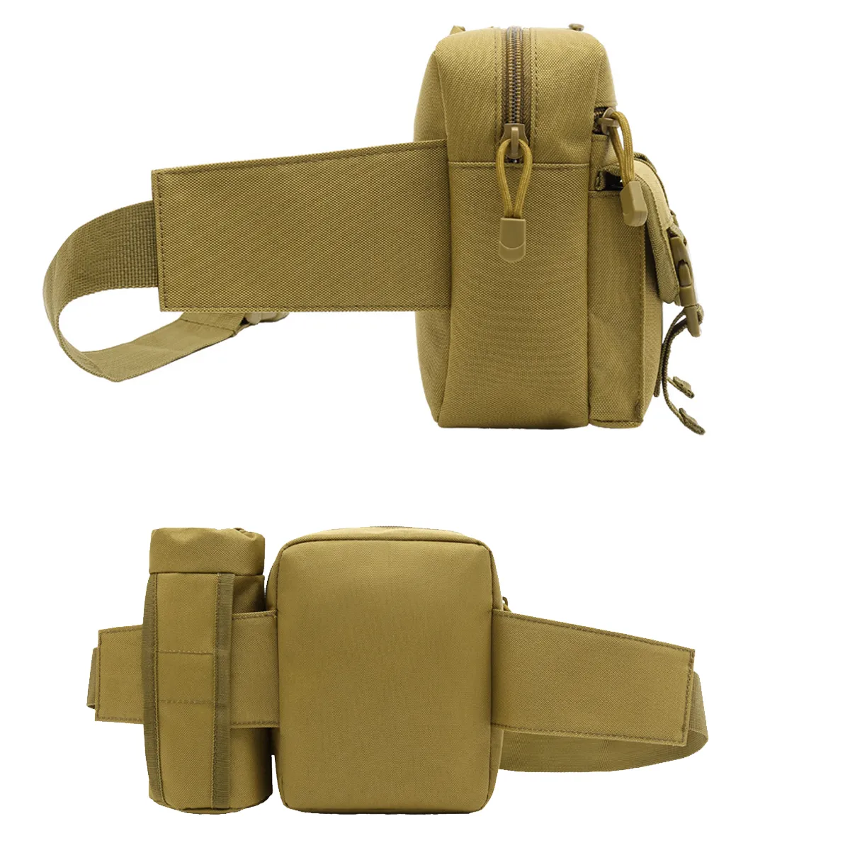 Tactical Waist Pouch Fanny Pack W/ Water Bottle Holder 8