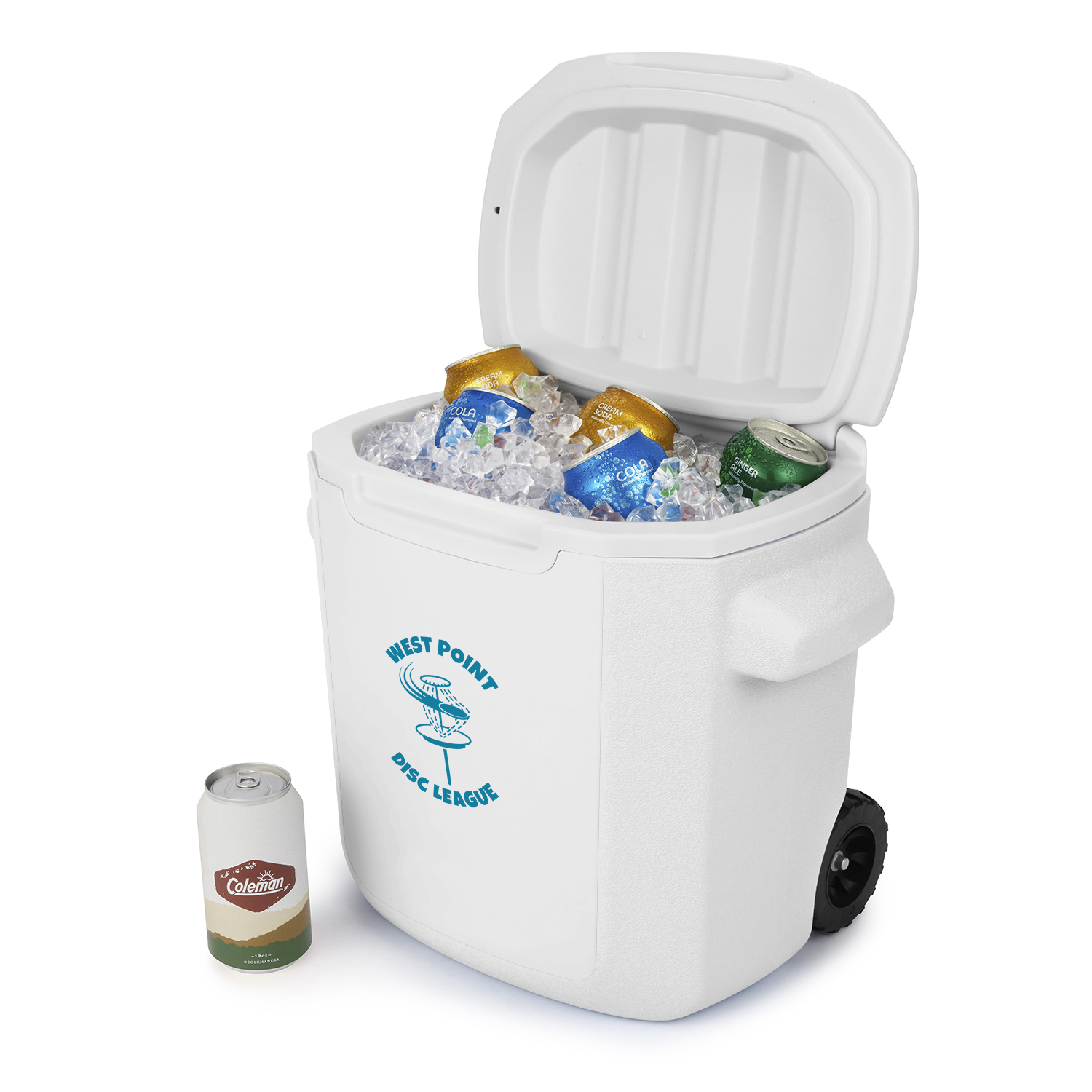 Coleman® 28 Qt. Wheeled Cooler 4