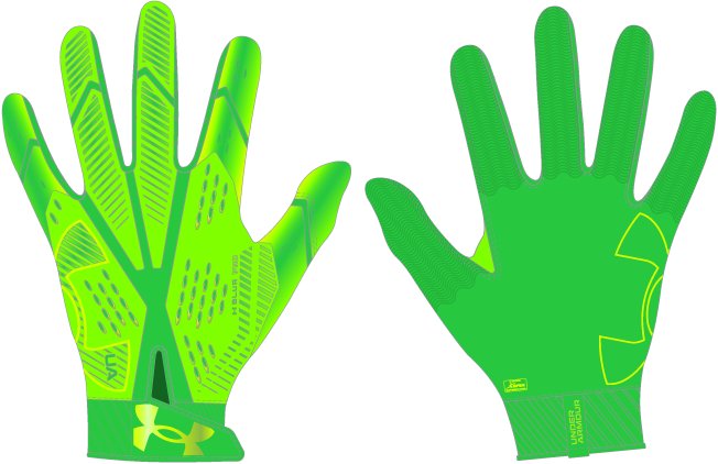 UA Blur Pro Men's Football Gloves 11