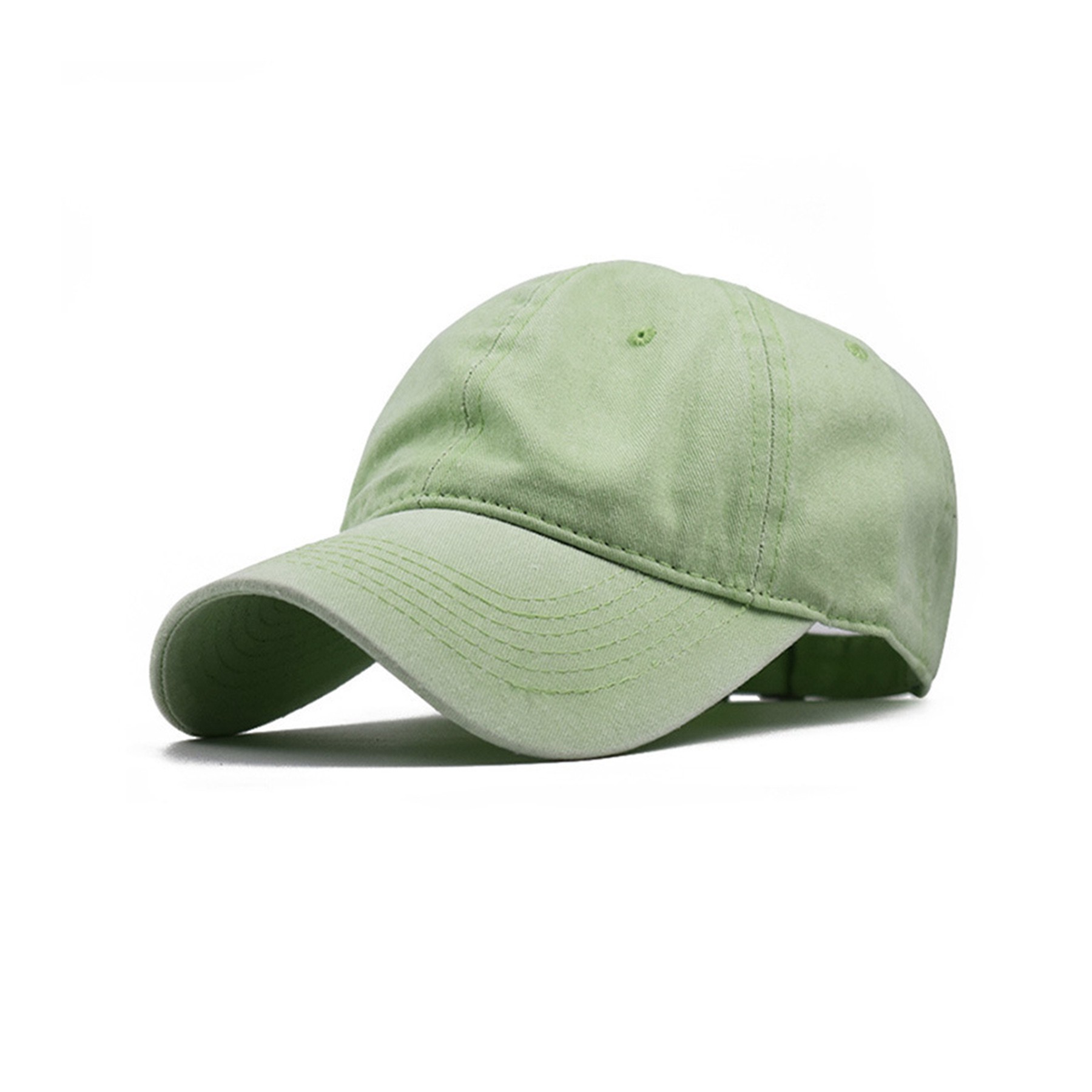 Men Women Washed Cotton Baseball Cap Adjustable Hat 16