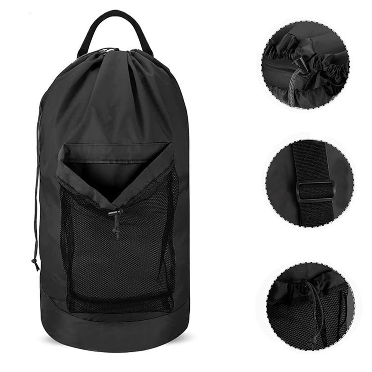 Laundry Backpack W/Mesh Pocket 2
