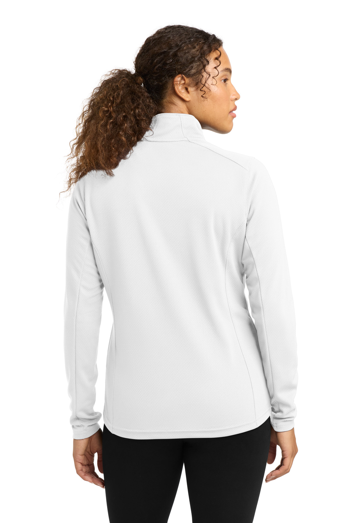 Sport-Tek Women's Sport-Wick Textured 1/4-Zip Pullover. LST860 5