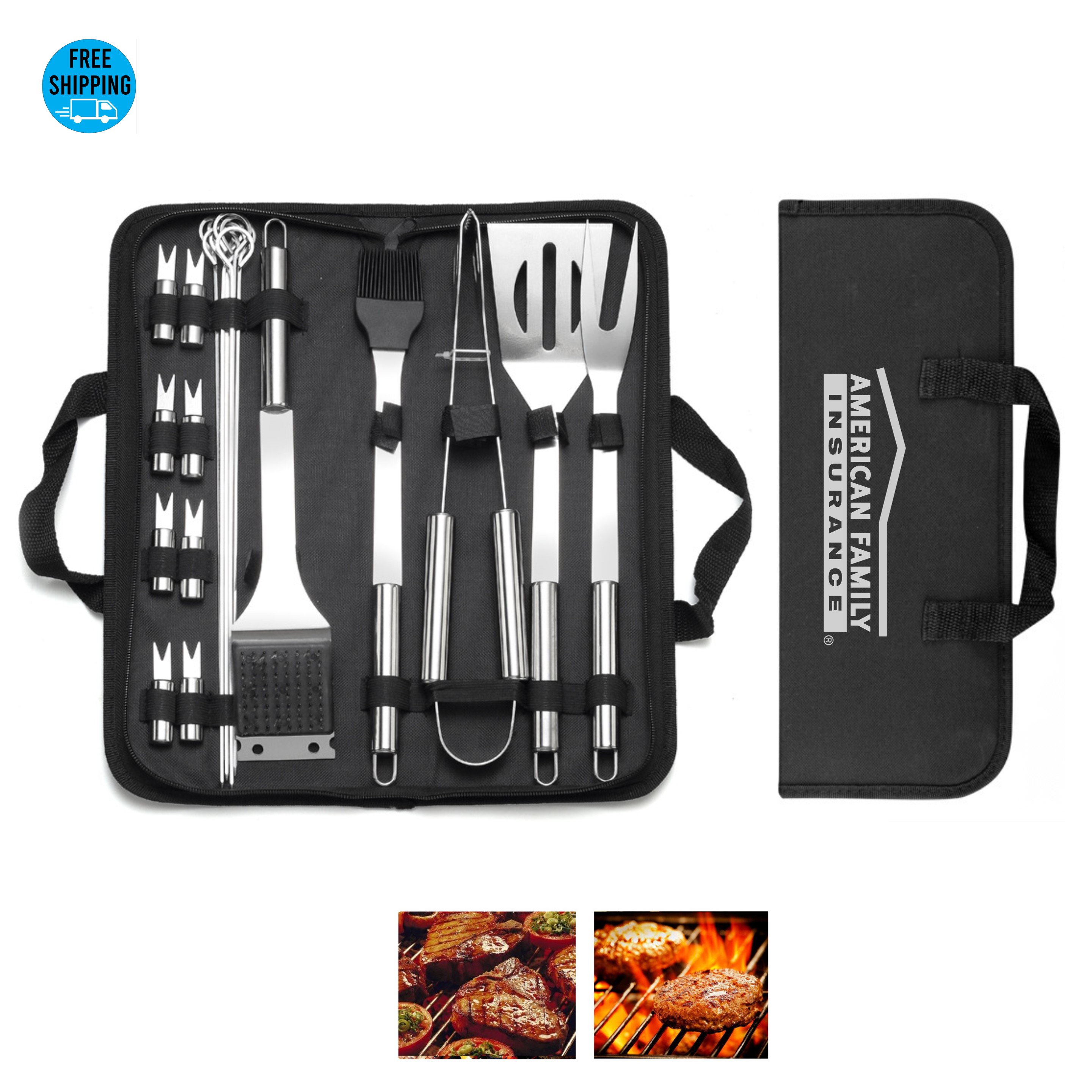 20pcs BBQ Grill Tool Set - OCEAN 3
