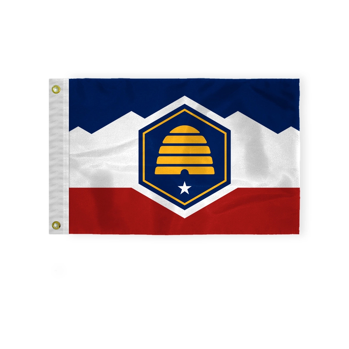 12"X18" 200D Nylon 1ply Utah(Design 2023) Flags 1