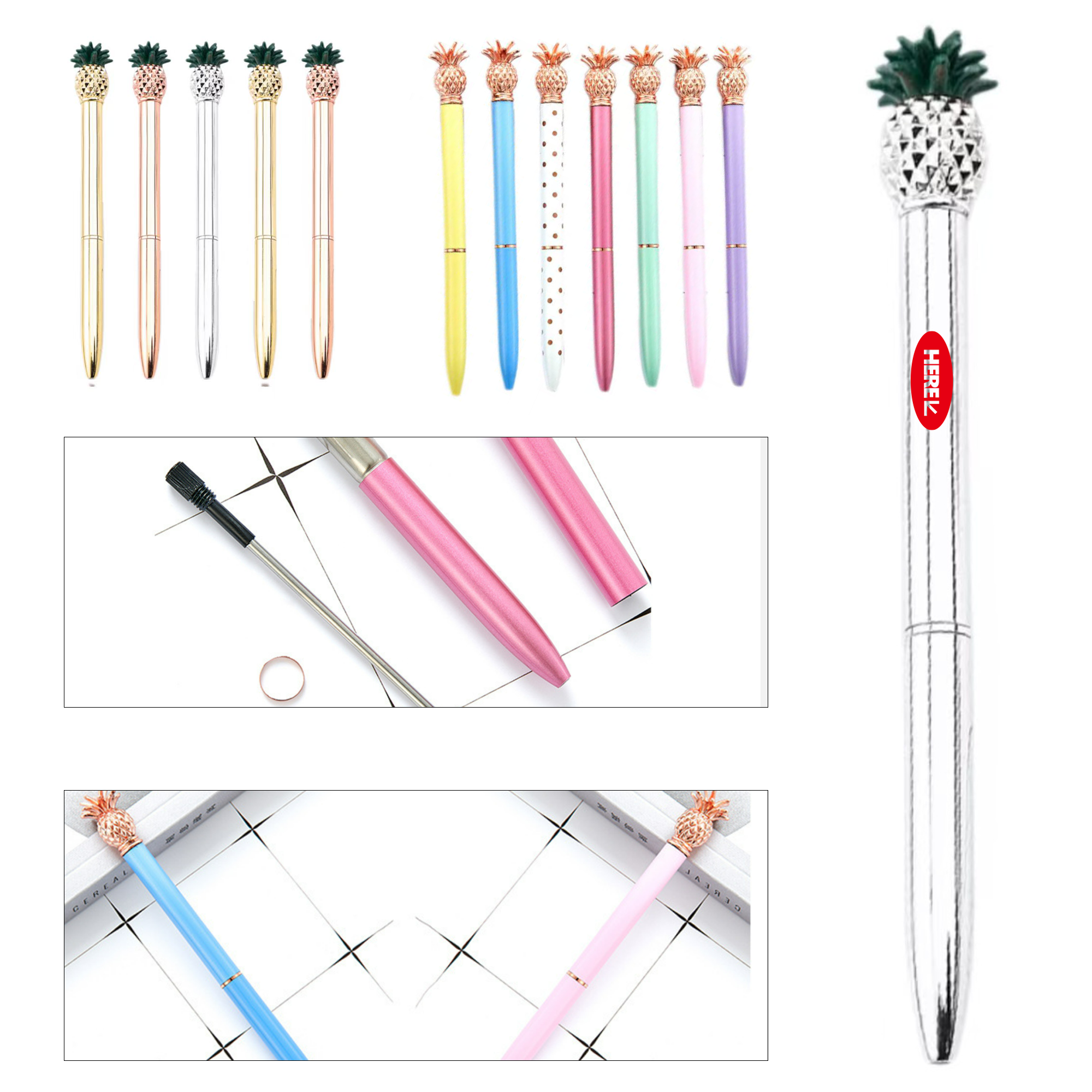 Tropical Fruit Metal Ballpoint 2