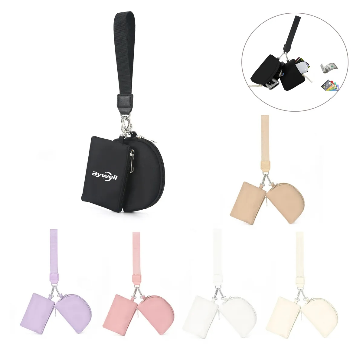 Dual Pouch Wristlet Wallet 2