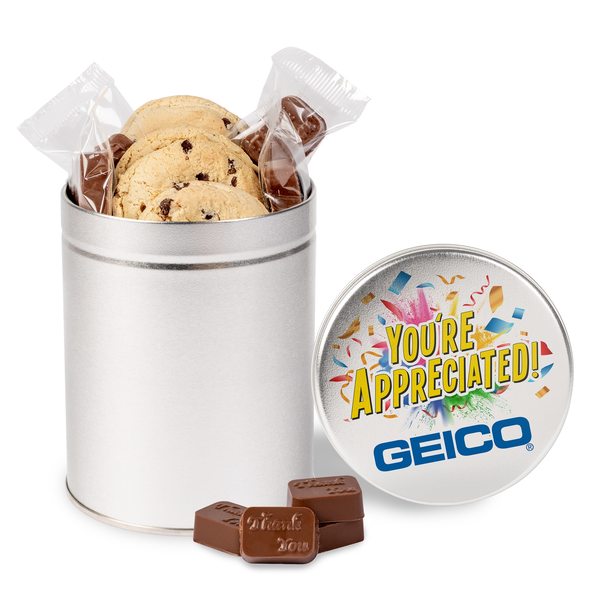 Molded Chocolate and Chocolate Chip Cookie Tin II 3