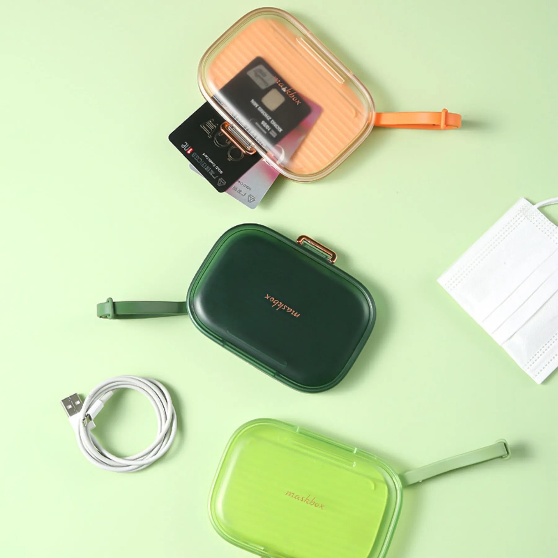 Portable Dust-Proof Face Mask Storage Case 6
