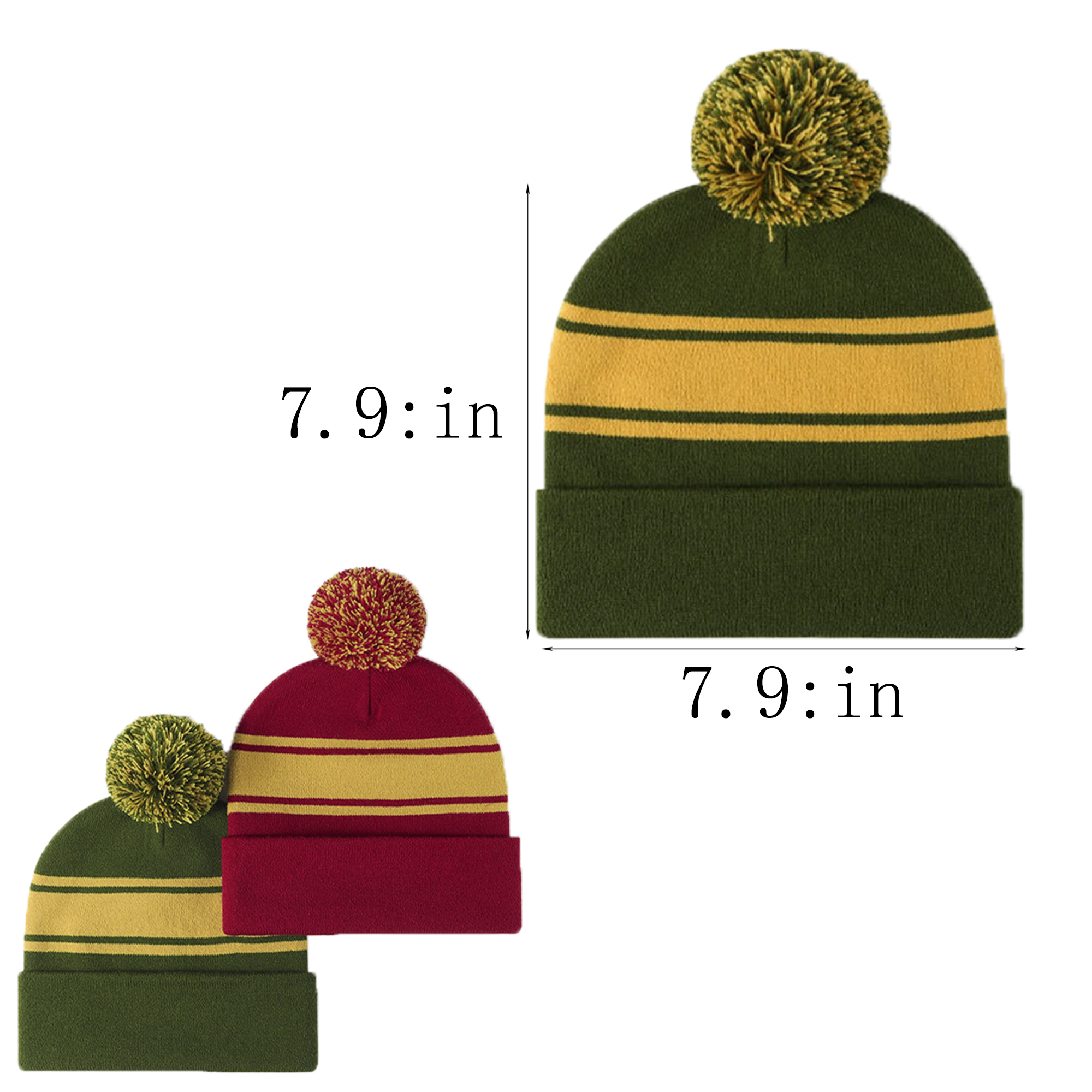 Cozy Knit Beanie With Pom 3