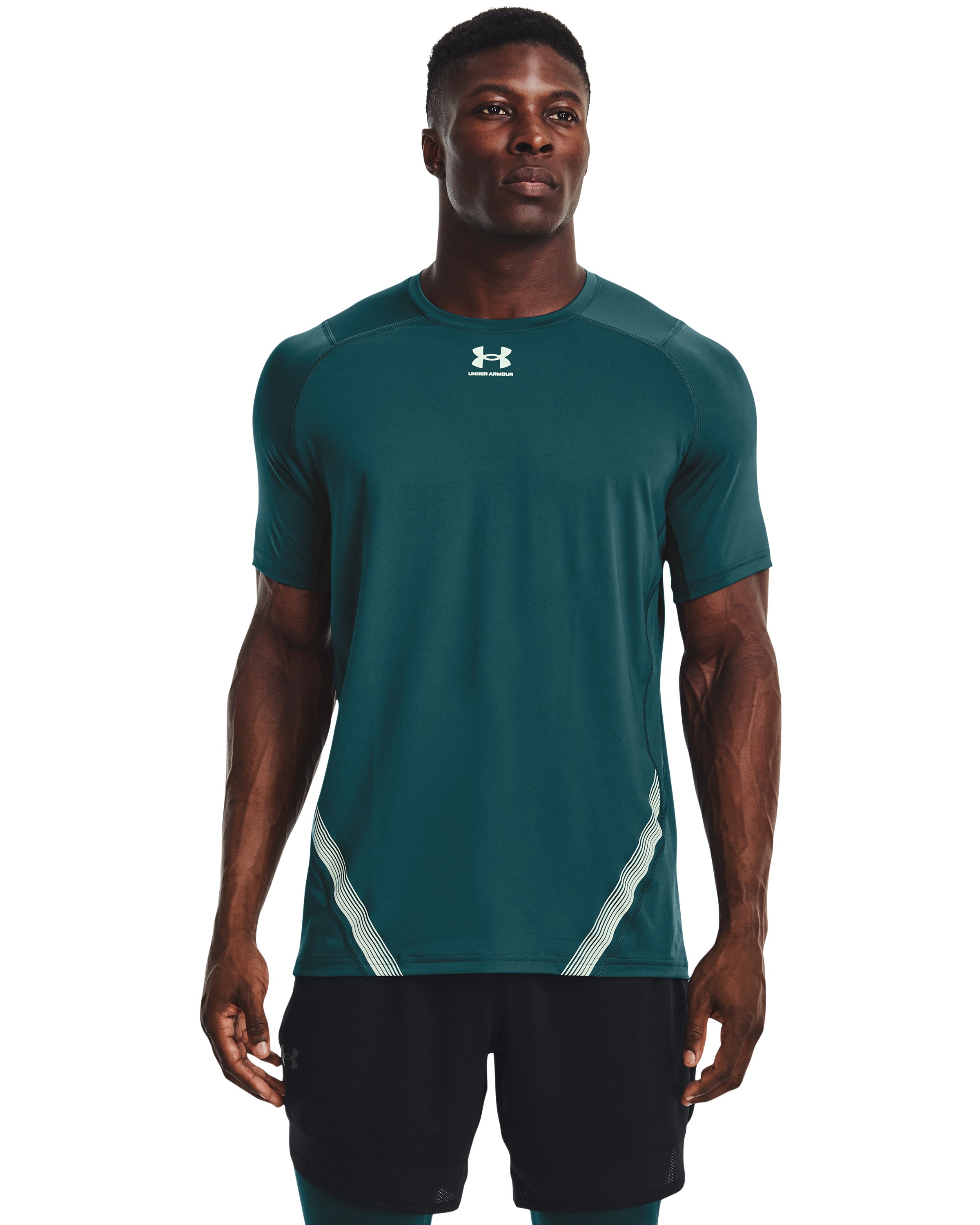 Men's HeatGear Fitted Short Sleeve  3