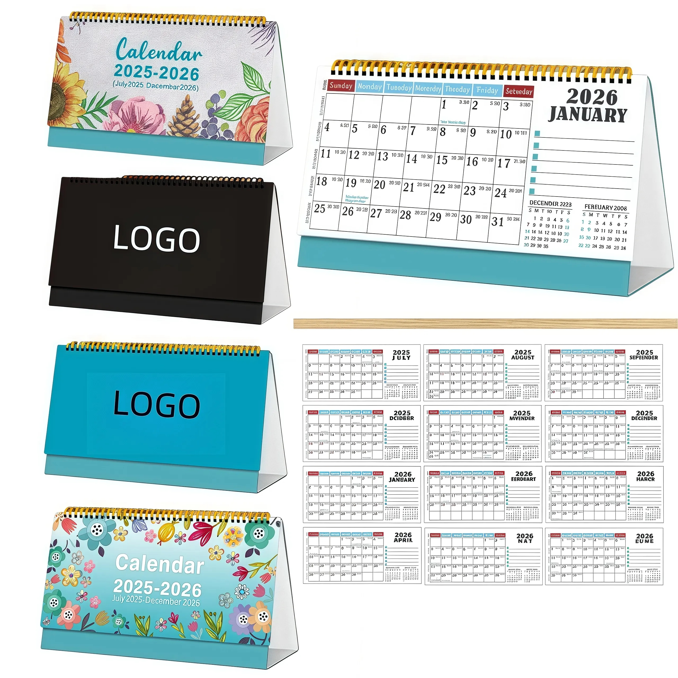 Portable Desk Calendar 2
