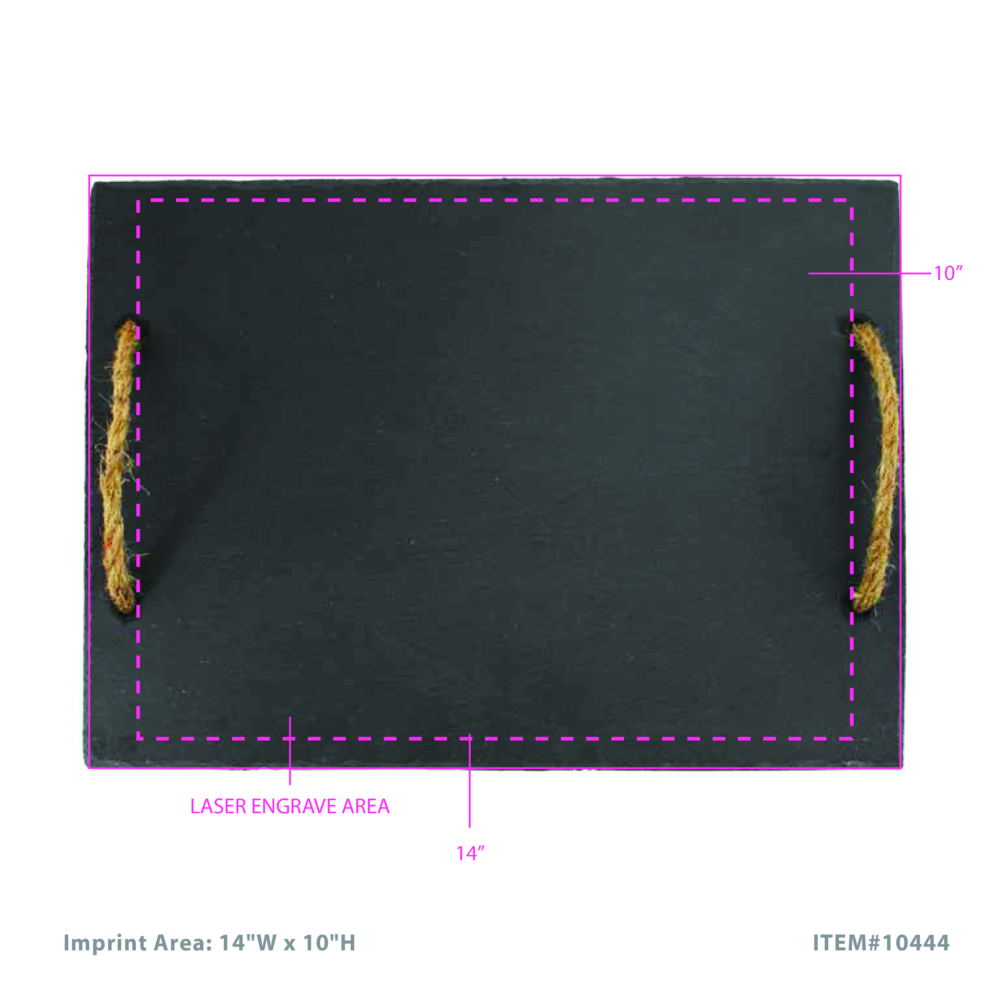 Twine Living® Slate Cheese Board 9