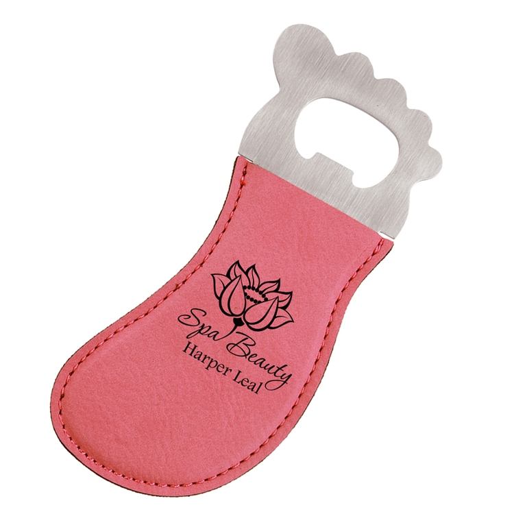 Cute Foot Shape Leatherette Bottle Opener 5
